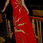 girlhomeshops--Red/Purple Vintage Elegant Long Satin Prom Dress gh5638