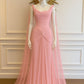 Red long chiffon formal Prom dress evening dress party dress gh4902