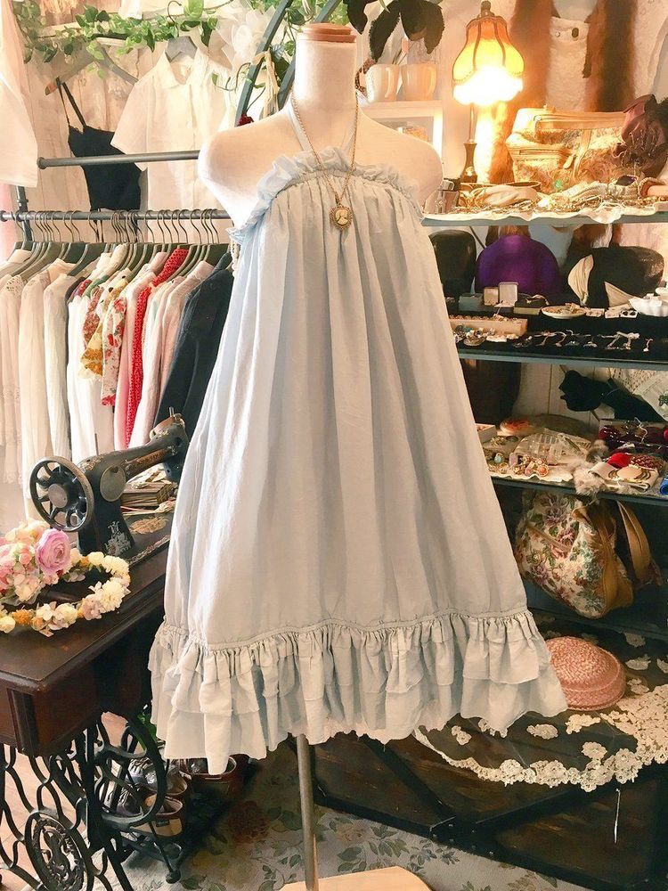 girlhomeshops--Light Blue Suspender Short Chiffon Homecoming Dress Travel Holiday Dress gh5685