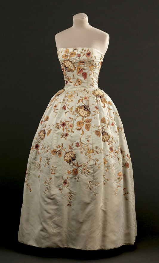 girlhomeshops – Exquisites, langes Ballkleid aus Satin mit Perlen und Blumenmuster, gh5557