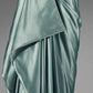 Girlhomeshops - Robe de soirée longue en satin vert, élégante et tendance, gh5318