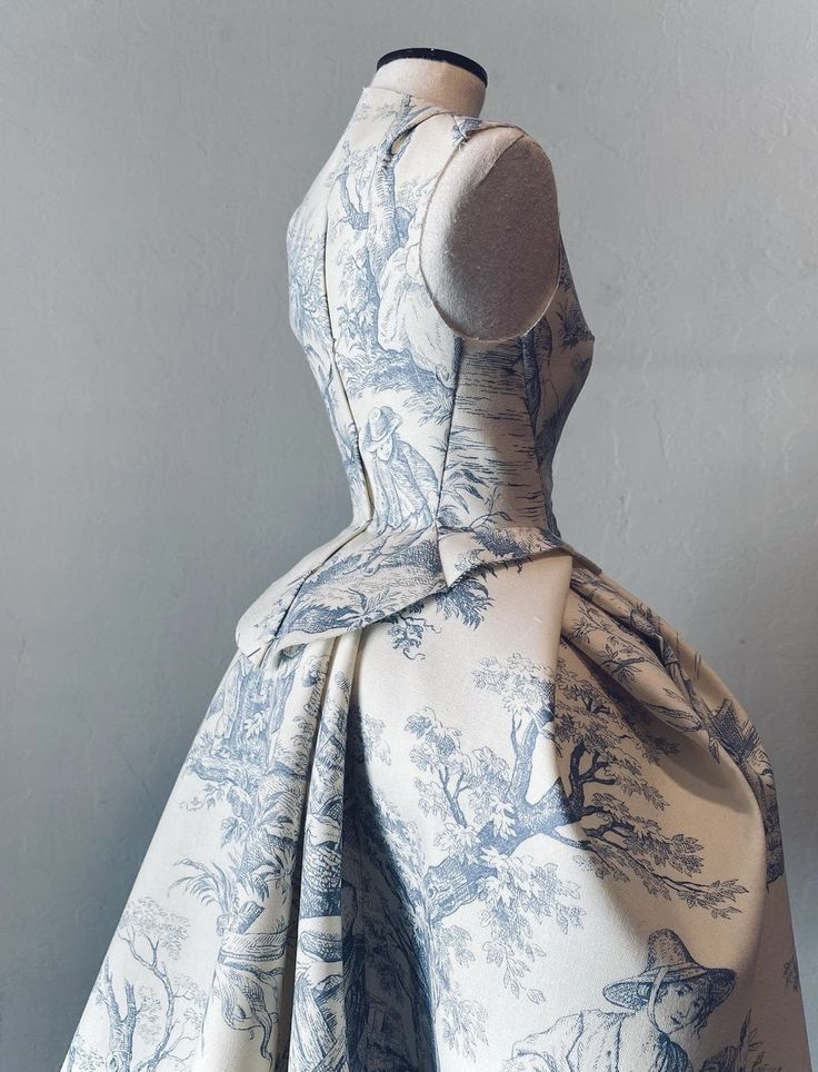 Girlhomeshops-Blue floral satin halter midi homecoming dress birthday party dress prom dress gh5395