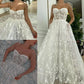 Lace See-Through Underwired White Color Wedding Maxi Dress gh1791
