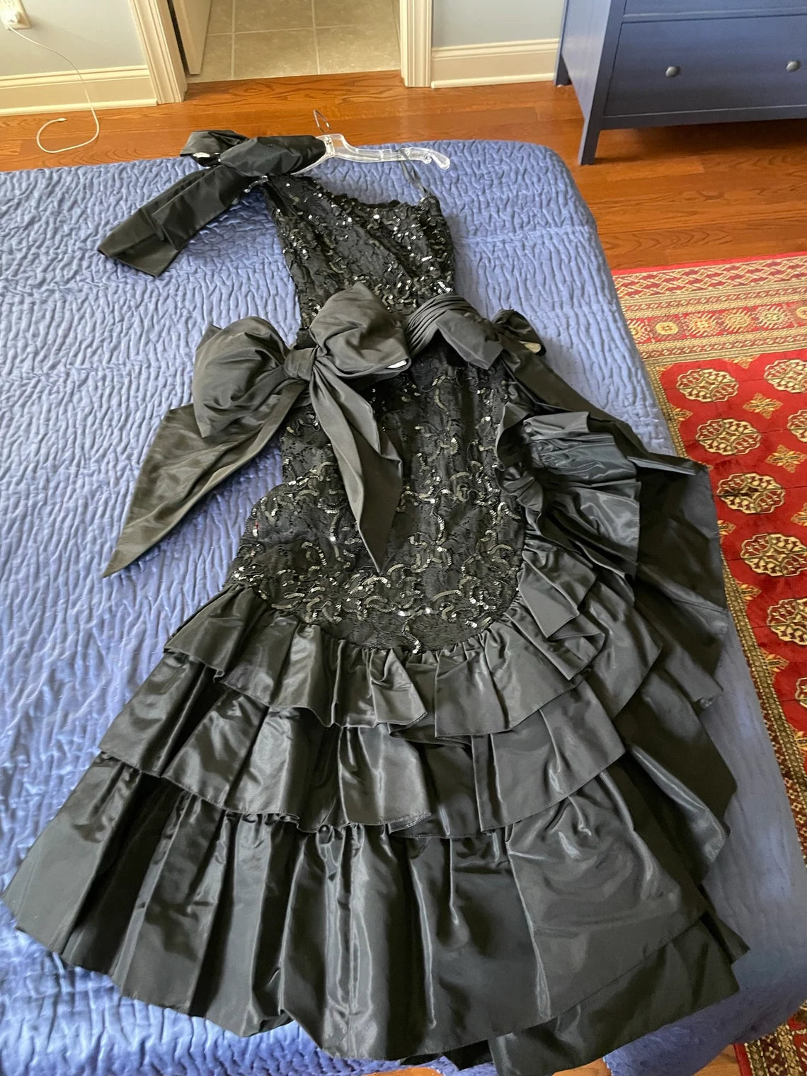 Olive Green/Black Gorgeous Shiny Exquisite Beading One Shoulder Long Style Sequin Party Dress Prom Dress Evening Dress gh3266