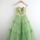 Light Green Retro Elegant Sweet Exquisite Lace Long Tulle Prom Dress Evening Gown Fairy Graduation Dress gh3671