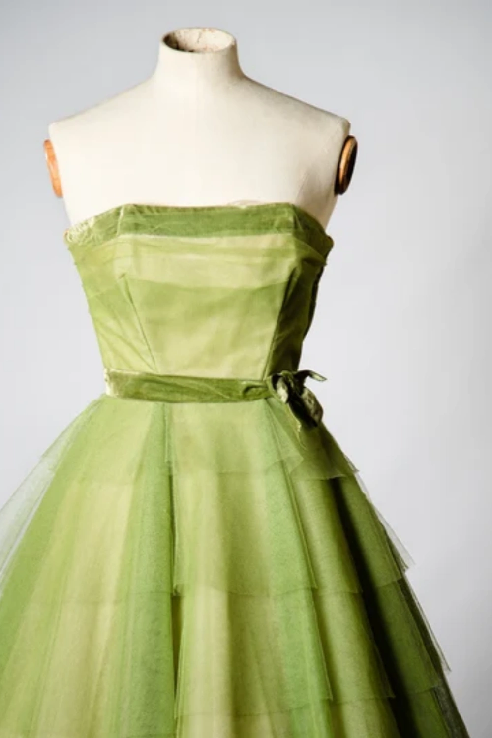 Green fashion charming beautiful youth long tulle prom dress evening dress birthday party dress homecoming dress gh3540