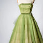 Green fashion charming beautiful youth long tulle prom dress evening dress birthday party dress homecoming dress gh3540