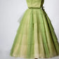 Green retro fashion elegant sweet short homecoming dress prom dress evening dress graduation dress gh3673