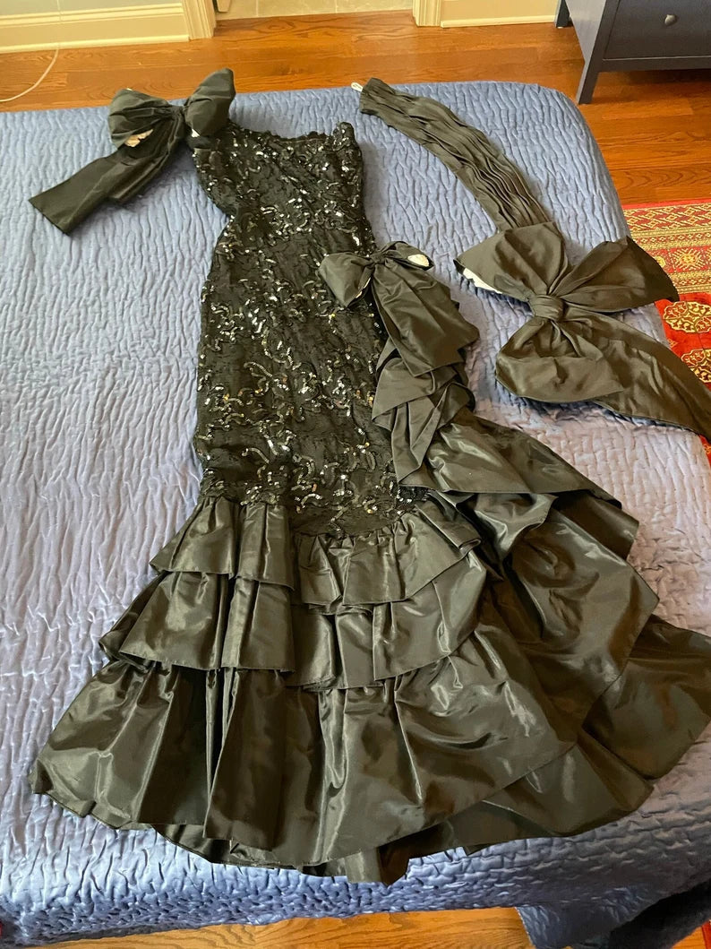 Olive Green/Black Gorgeous Shiny Exquisite Beading One Shoulder Long Style Sequin Party Dress Prom Dress Evening Dress gh3266