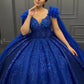 Robe de soirée longue et élégante en tulle bleu, magnifique et exquise, avec perles, gh3582