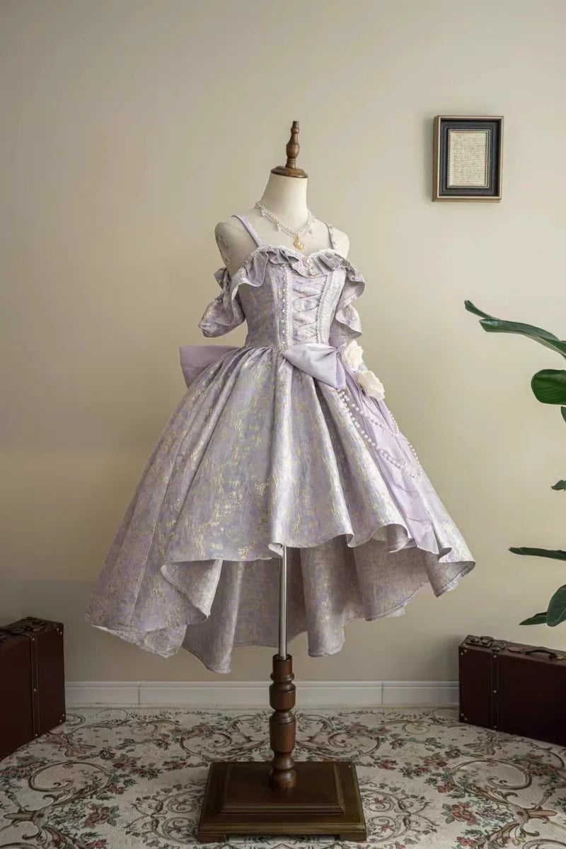 Girlhomeshops-Pink dress, purple dress, blue dress, ivory dress, short dress, lolita dress, sweet dress, cute dress gh5140