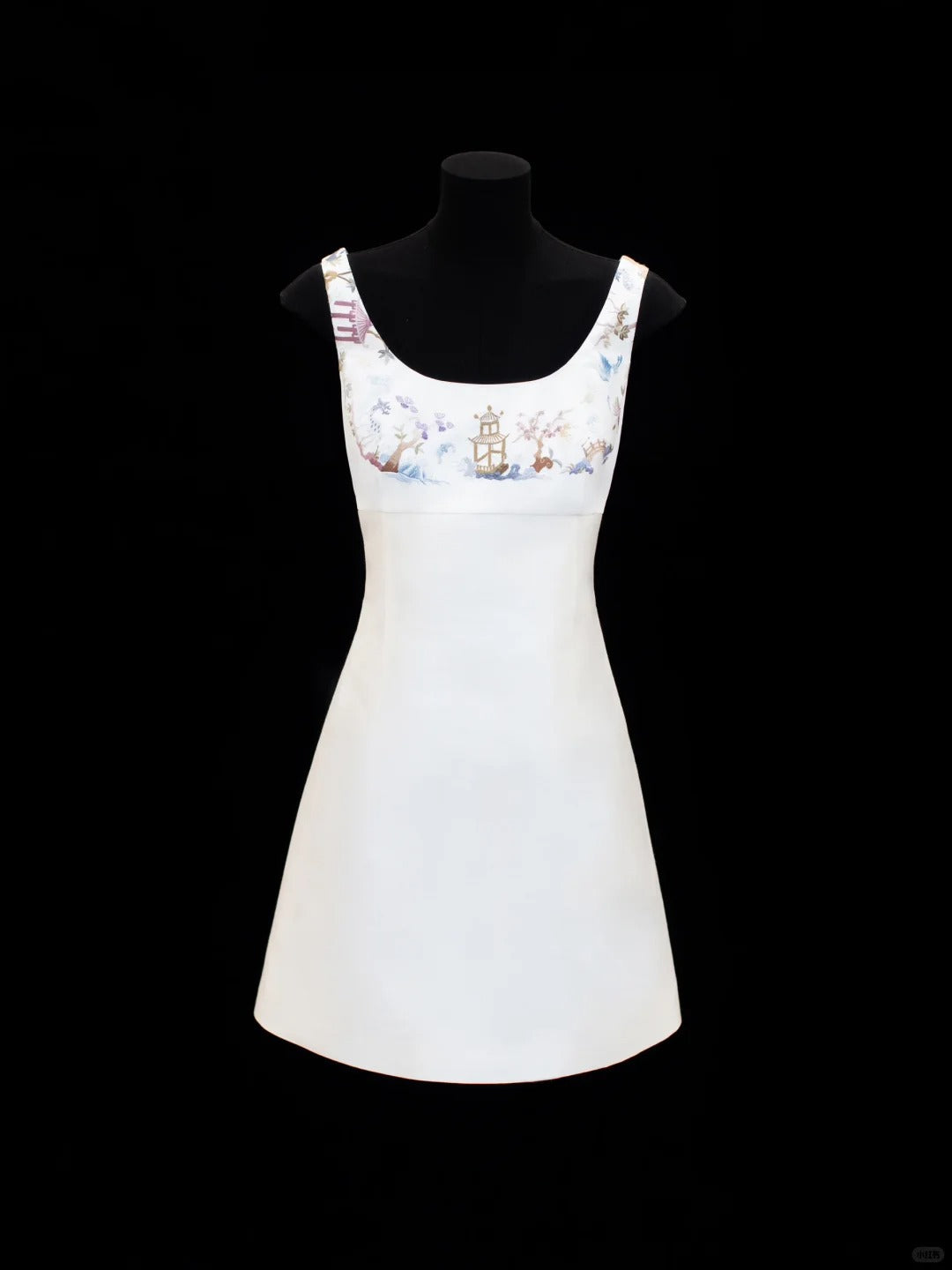 Girlhomeshops-White exquisite and elegant fairy girl short satin homecoming dress birthday dress gh5373