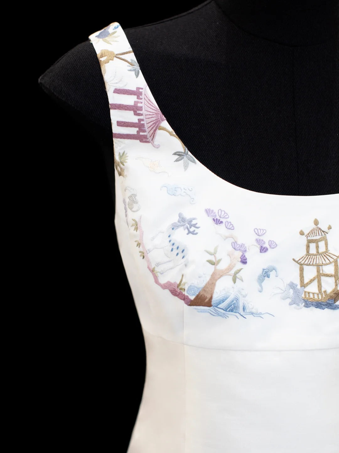 Girlhomeshops-White exquisite and elegant fairy girl short satin homecoming dress birthday dress gh5373