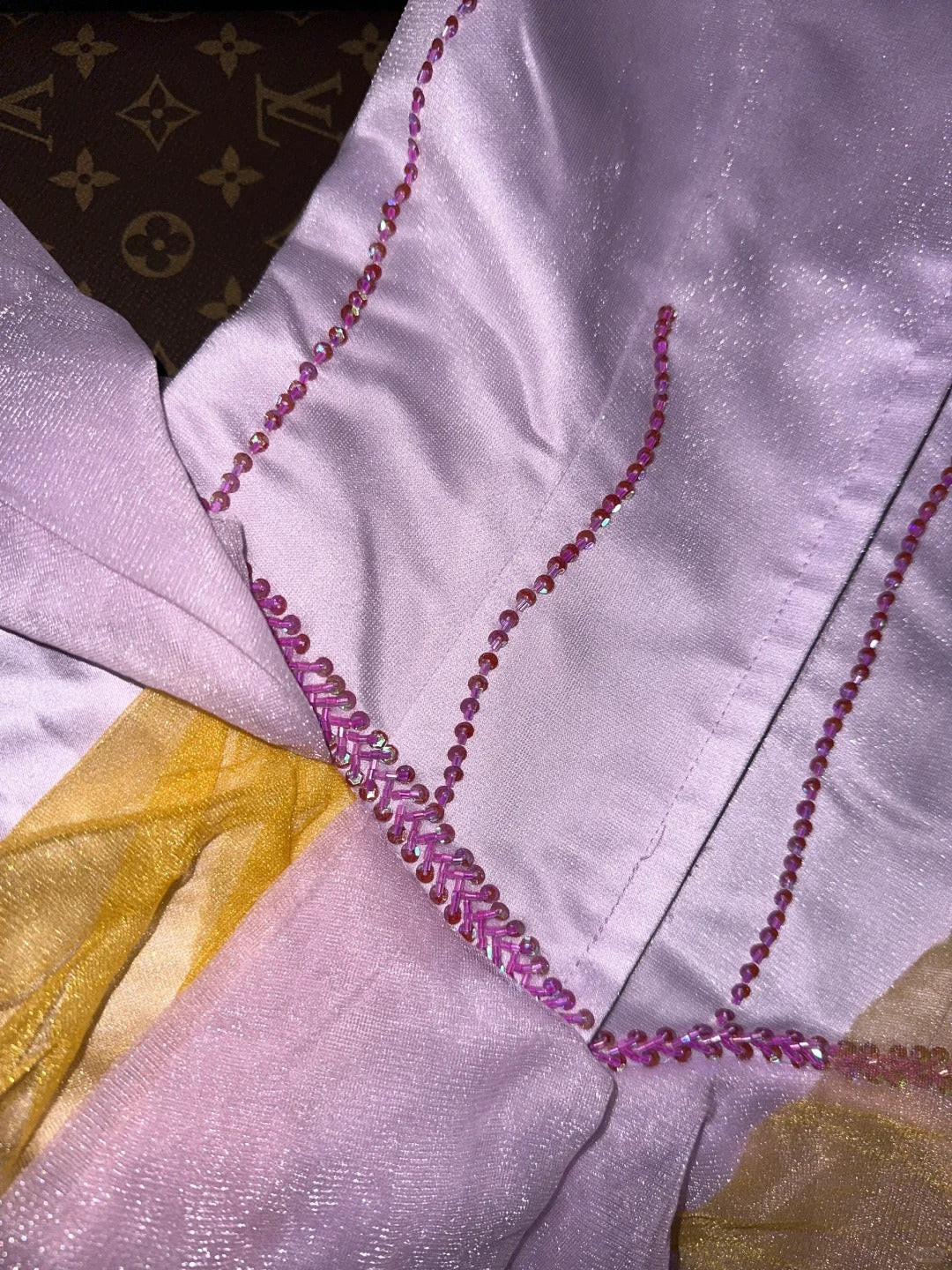 Purple Beaded Princess Homecoming Dress Short Tulle Ball Gown Evening Dress gh4428