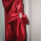 Hot Red Suspender Fashion Sexy Simple long Satin Ruffle Elegant Ball Gown Evening Dress Party Dress Homecoming Dress gh3234
