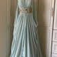 Light Blue Fashionable Elegant Greek Goddess Gown Long Chiffon Floor Length Trailing Ball Gown Evening Gown Party Dress gh4266