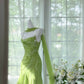 Romantic Green Exquisite Beaded Short Chiffon Homecoming Dress Prom Dress Evening Dress Birthday Party Dress gh4277
