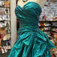 Green satin short homecomming, birthday party dress gh4650