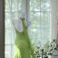 Romantic Green Exquisite Beaded Short Chiffon Homecoming Dress Prom Dress Evening Dress Birthday Party Dress gh4277
