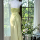 ✨Girlhomeshops-Green beaded exquisite gorgeous long chiffon Prom dress evening dress party dress gh4987