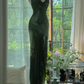 Dark Green Beaded Elegant Long Chiffon Ball Gown Evening Dress Party Dress gh4749