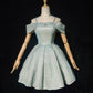 Mint Green Shiny Elegant Short Homecoming Dress Prom Dress Party Dress gh4792