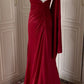 Burgundy Inspiration Muse Elegant Vintage Fashion Long Floor Length Ball Gown Evening Gown Party Dress gh4265