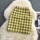 Age reducing college style leisure plaid skirt A-line skirt Hip Wrap Skirt  11269