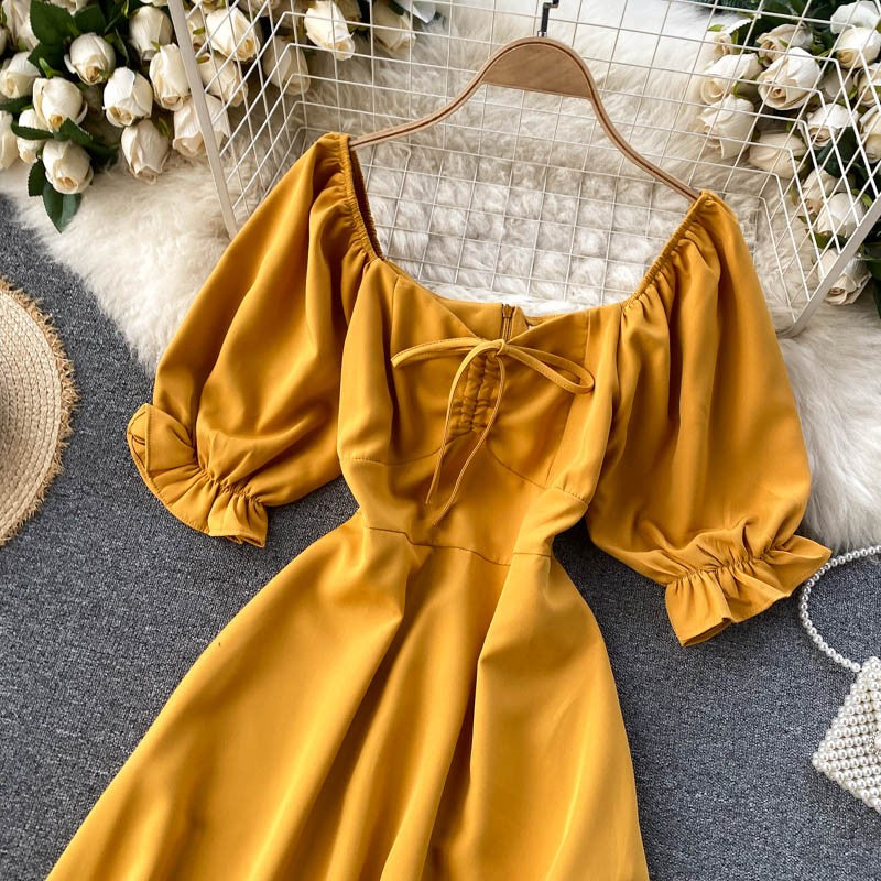 Cute A Line Short Dress Fashion Dress  10905