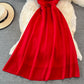 Cute A Line V Neck Short Dress Fashion Dress  10920