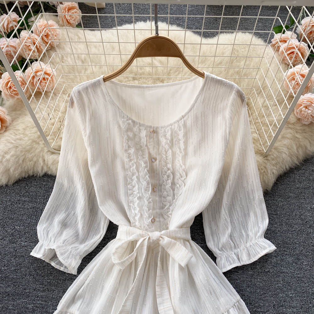 Nettes kurzes Kleid in A-Linie Modekleid 10811