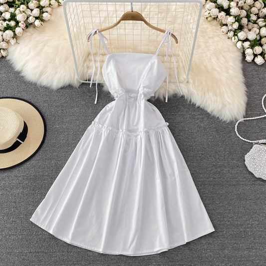 Nettes A-Linie kurzes Kleid Mode Mädchen Kleid 10729