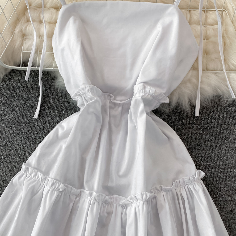 Nettes A-Linie kurzes Kleid Mode Mädchen Kleid 10729