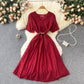 Cute V Neck Lace Short Dress A Line Fashion Dress  10668