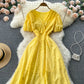 Cute V Neck Short Dress A Line Fashion Dress  10690