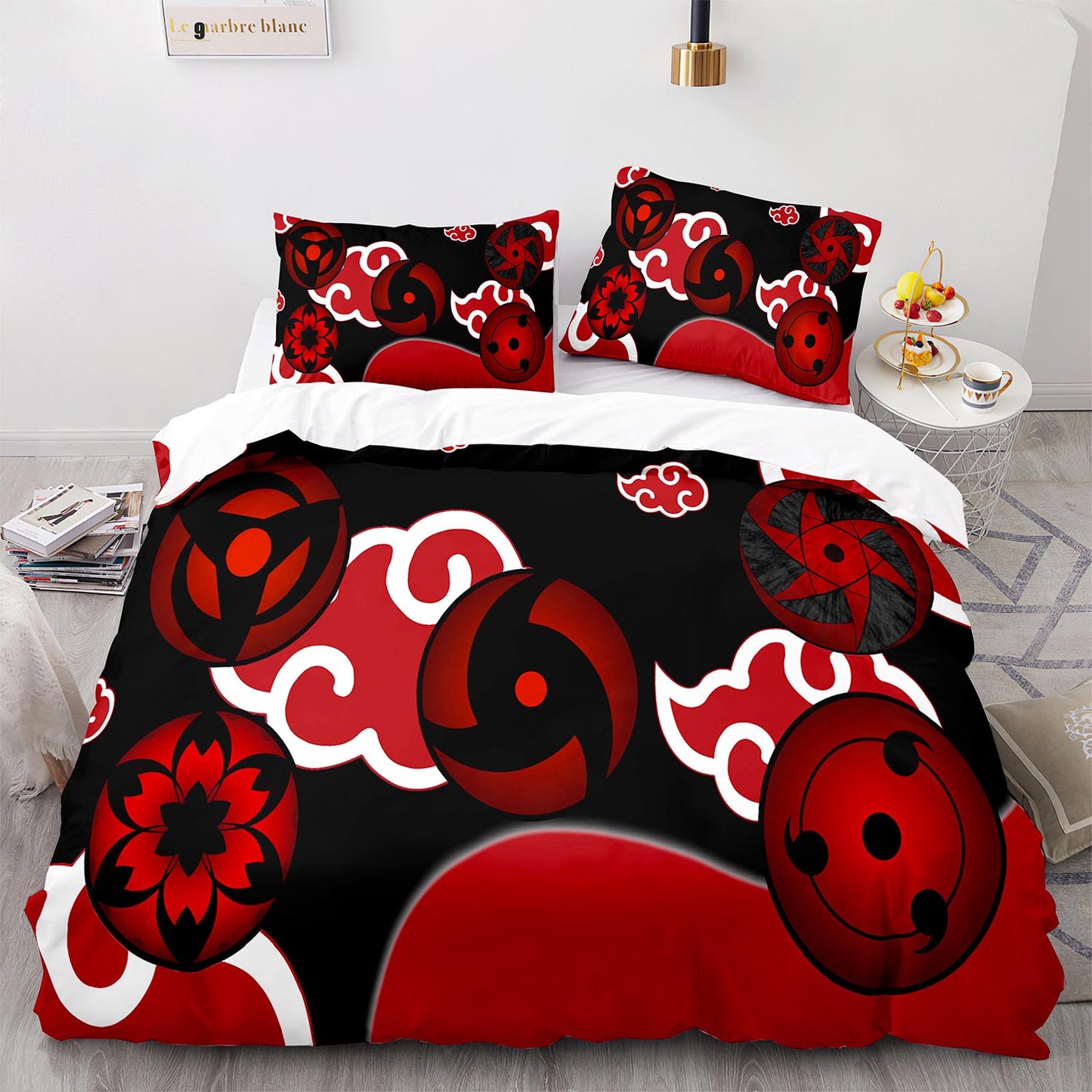 Cutom Duvet Cover Set Pattern Chic Comforter Cover King Size for Teens Adults Bedding Set with Pillowcases  HYL1005