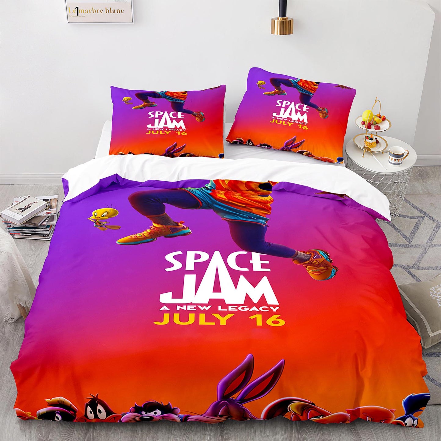 Cutom Duvet Cover Set Pattern Chic Comforter Cover King Size for Teens Adults Bedding Set with Pillowcases  DGL1008