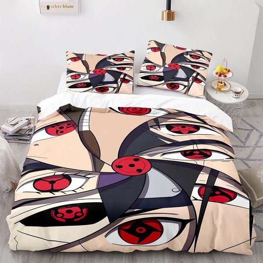 Cutom Duvet Cover Set Pattern Chic Comforter Cover King Size for Teens Adults Bedding Set with Pillowcases  HYL1008