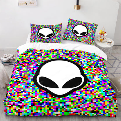 Cutom Duvet Cover Set Pattern Chic Comforter Cover King Size for Teens Adults Bedding Set with Pillowcases  WXR1010