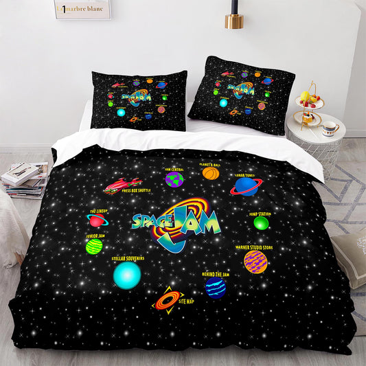 Cutom Duvet Cover Set Pattern Chic Comforter Cover King Size for Teens Adults Bedding Set with Pillowcases  DGL1014