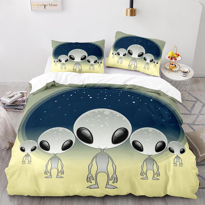 Cutom Duvet Cover Set Pattern Chic Comforter Cover King Size for Teens Adults Bedding Set with Pillowcases  WXR1019