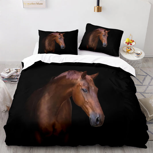 Cutom Duvet Cover Set Pattern Chic Comforter Cover King Size for Teens Adults Bedding Set with Pillowcases  M1022