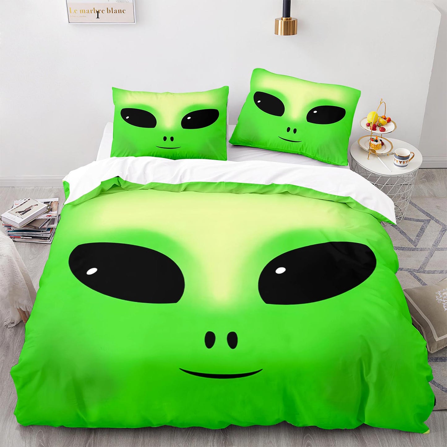Cutom Duvet Cover Set Pattern Chic Comforter Cover King Size for Teens Adults Bedding Set with Pillowcases  WXR1024