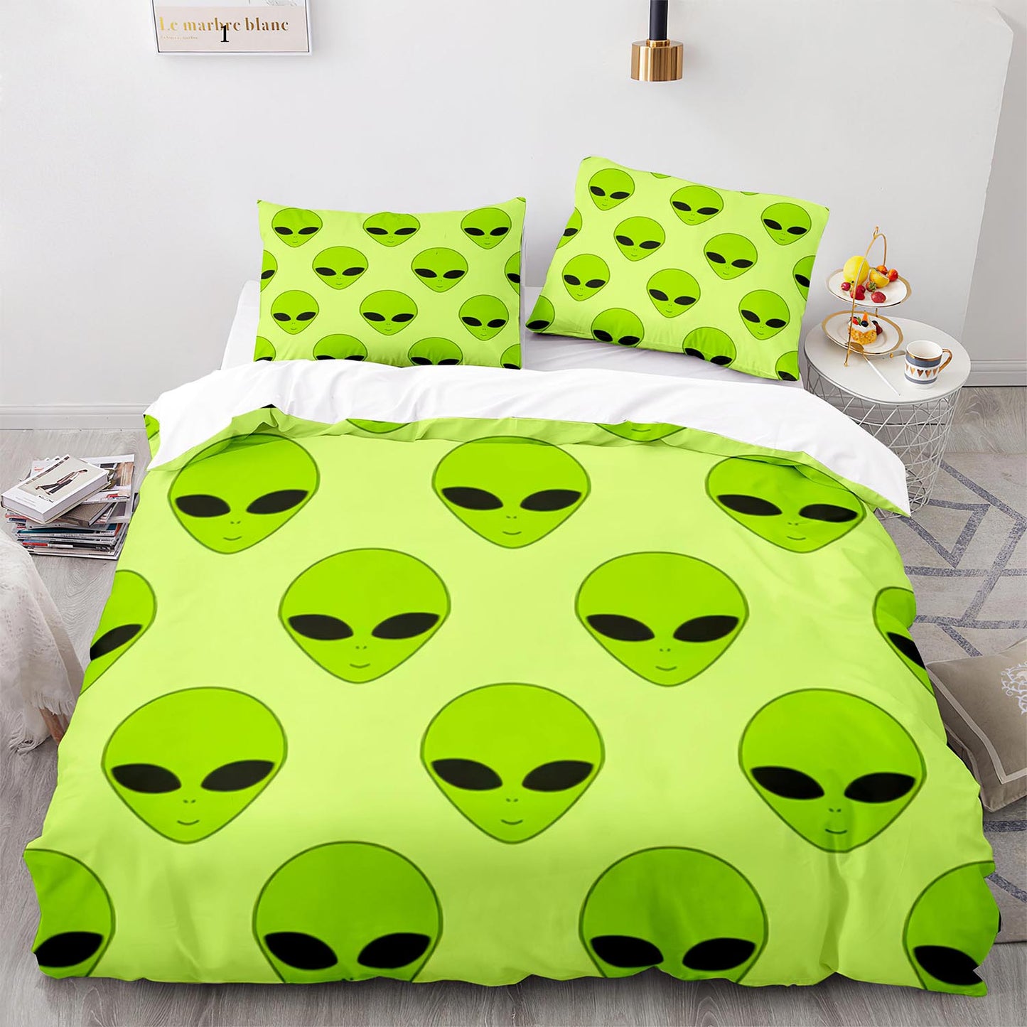 Cutom Duvet Cover Set Pattern Chic Comforter Cover King Size for Teens Adults Bedding Set with Pillowcases  WXR1025