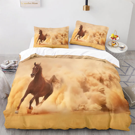 Cutom Duvet Cover Set Pattern Chic Comforter Cover King Size for Teens Adults Bedding Set with Pillowcases  M1027