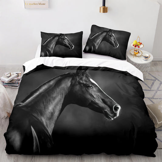 Cutom Duvet Cover Set Pattern Chic Comforter Cover King Size for Teens Adults Bedding Set with Pillowcases  M1035