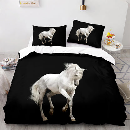 Cutom Duvet Cover Set Pattern Chic Comforter Cover King Size for Teens Adults Bedding Set with Pillowcases  M1039