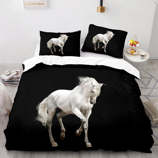 Cutom Duvet Cover Set Pattern Chic Comforter Cover King Size for Teens Adults Bedding Set with Pillowcases  M1039