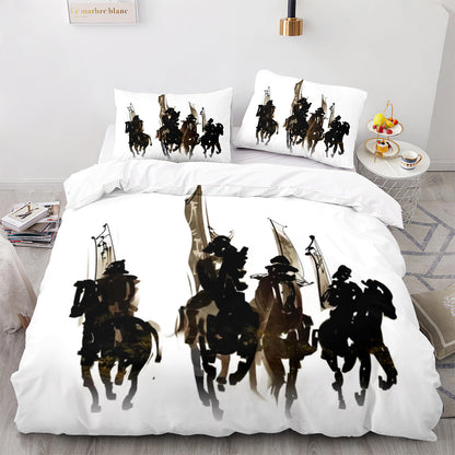Cutom Duvet Cover Set Pattern Chic Comforter Cover King Size for Teens Adults Bedding Set with Pillowcases  M1047