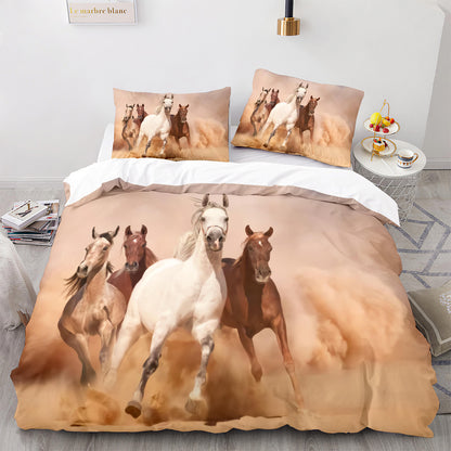 Cutom Duvet Cover Set Pattern Chic Comforter Cover King Size for Teens Adults Bedding Set with Pillowcases  M1053
